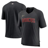 MLB Arizona Diamondbacks Nike Authentic Collection Pregame Raglan Performance V-Neck T-Shirt