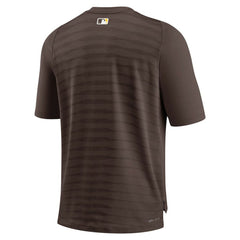 MLB San Diego Padres Nike Authentic Collection Pregame Raglan Performance V-Neck T-Shirt
