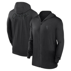 MLB Chicago White Sox Nike Authentic Collection Travel Performance Lightweight Full-Zip Hoodie