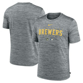 MLB Milwaukee Brewers Nike Authentic Collection Velocity Performance Practice T-Shirt