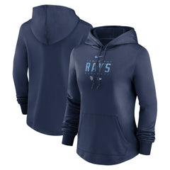 MLB Tampa Bay Rays Nike Women's Authentic Collection Pregame Performance Pullover Hoodie