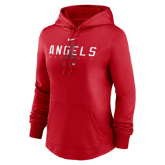 MLB Los Angeles Angels Nike Women's Authentic Collection Pregame Performance Pullover Hoodie