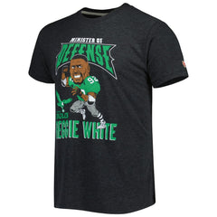 Reggie White Homage Unisex Unisex Caricature Retired Player Tri-Blend T-Shirt - Philadelphia Eagles