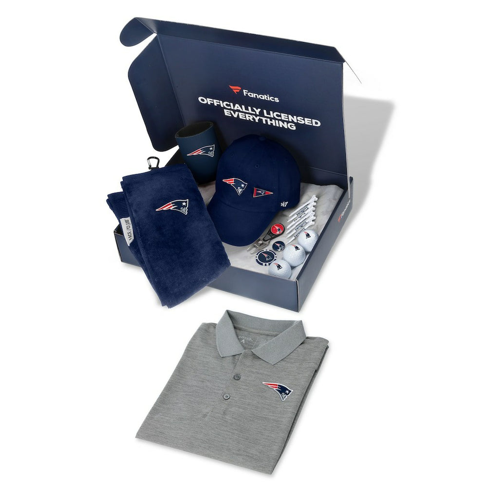 WinCraft Pack Golf Themed Gift Box - New England Patriots