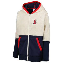 MLB Boston Red Sox G-III 4Her by Carl Banks Women's Shuffle It Raglan Full-Zip Hoodie