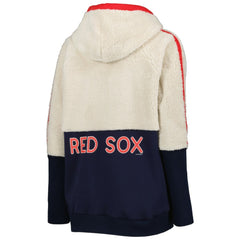 MLB Boston Red Sox G-III 4Her by Carl Banks Women's Shuffle It Raglan Full-Zip Hoodie