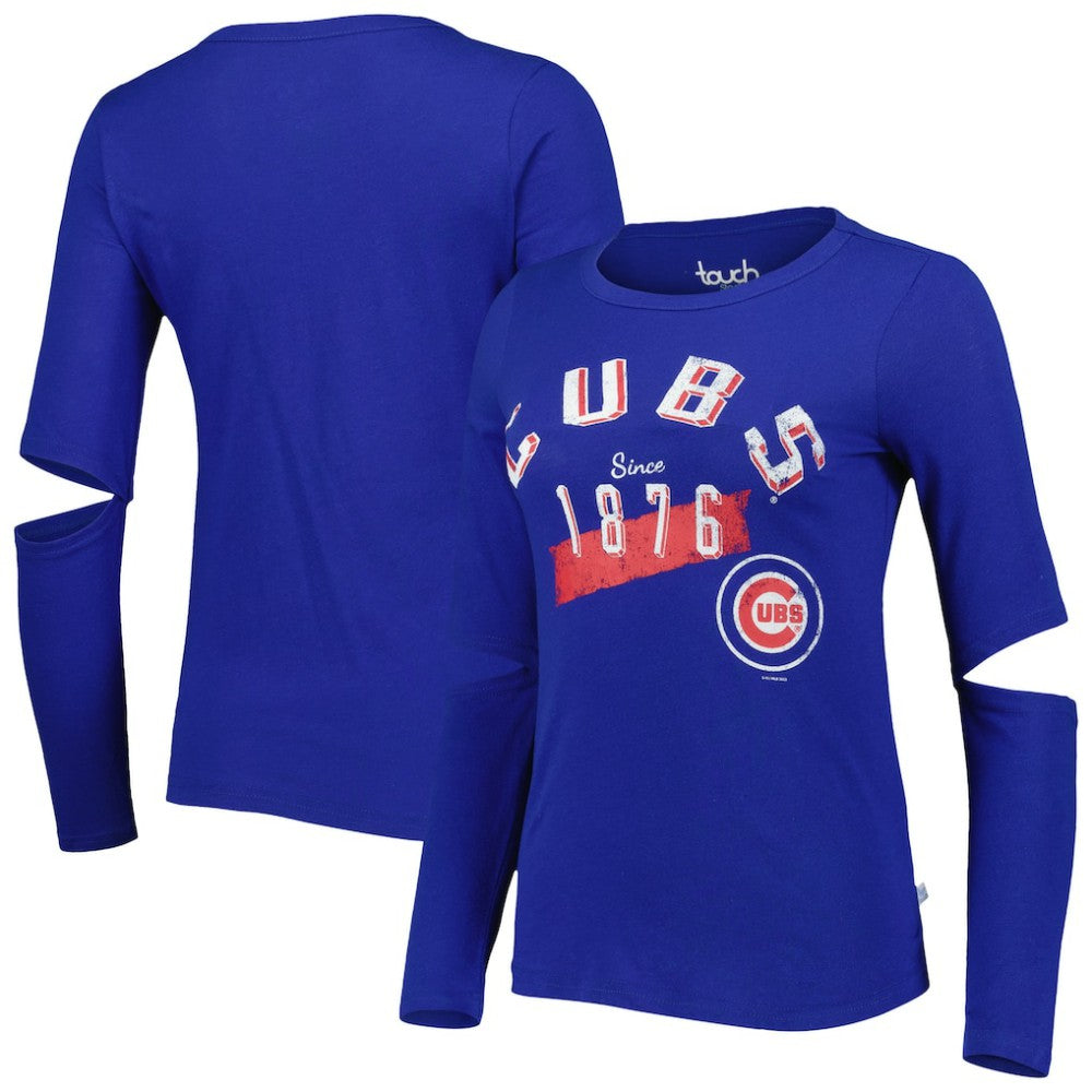 MLB Chicago Cubs Touch Women's Formation Long Sleeve T-Shirt