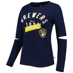 MLB Milwaukee Brewers Touch Women's Formation Long Sleeve T-Shirt