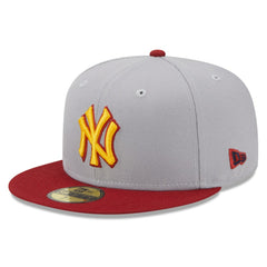 MLB New York Yankees New Era World Series Champions Navy Undervisor 59FIFTY Fitted Hat
