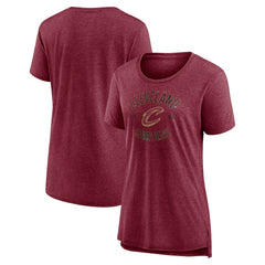 NBA Cleveland Cavaliers Women's Heritage Tri-Blend T-Shirt sale