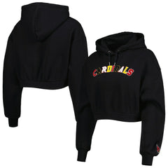 The Wild Collective Women's Cropped Pullover Hoodie - Arizona Cardinals