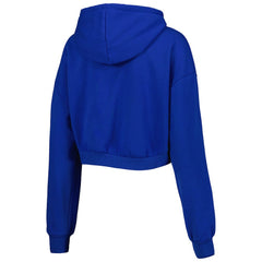 The Wild Collective Women's Cropped Pullover Hoodie - Buffalo Bills