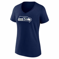 Women's Icon Primary Logo V-Neck T-Shirt - Seattle Seahawks