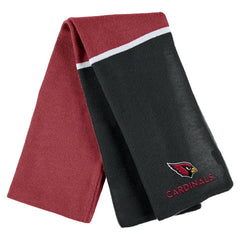 WEAR by Erin Andrews Women's Colorblock Cuffed Knit Hat with Pom and Scarf Set - Arizona Cardinals