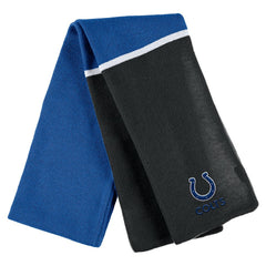 WEAR by Erin Andrews Women's Colorblock Cuffed Knit Hat with Pom and Scarf Set - Indianapolis Colts