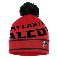 WEAR by Erin Andrews Women's Double Jacquard Cuffed Knit Hat with Pom and Gloves Set - Atlanta Falcons