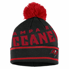 WEAR by Erin Andrews Women's Double Jacquard Cuffed Knit Hat with Pom and Gloves Set - Tampa Bay Buccaneers