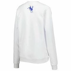 The Wild Collective Women's Cheer V-Neck Fleece Pullover Sweatshirt - Indianapolis Colts