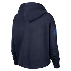 NBA Dallas Mavericks Women's Split Flip Courtside Cropped Pullover Hoodie sale