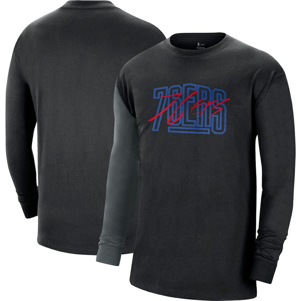 NBA Philadelphia 76ers Courtside Versus Flight MAX90 Long Sleeve T-Shirt