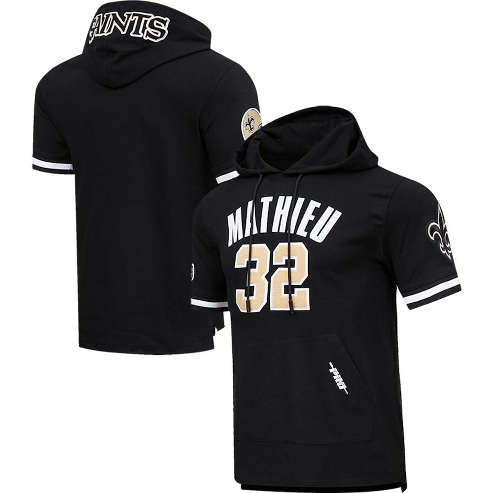Tyrann Mathieu Pro Standard Player Name & Number Hoodie T-Shirt - New Orleans Saints