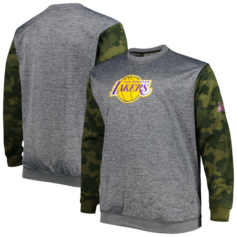 NBA Los Angeles Lakers Big & Tall Camo Stitched Sweatshirt