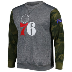 NBA Philadelphia 76ers Camo Stitched Sweatshirt