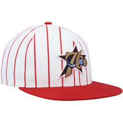 NBA Philadelphia 76ers Hardwood Classics Pinstripe Snapback Hat