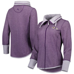 Women's Sport Sun Fade Full-Zip Sweatshirt - Baltimore Ravens