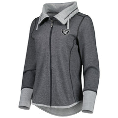 Women's Sport Sun Fade Full-Zip Sweatshirt - Las Vegas Raiders