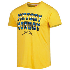 Homage Victory Monday Tri-Blend T-Shirt - Los Angeles Chargers