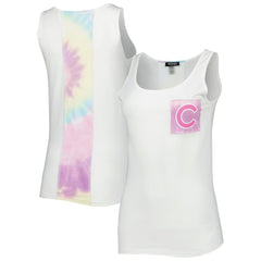 MLB Chicago Cubs Refried Apparel Women's Tie-Dye Tank Top