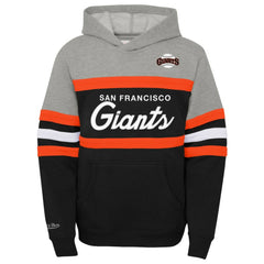MLB San Francisco Giants Mitchell & Ness Youth Cooperstown Collection Head Coach Pullover Hoodie