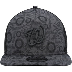 MLB Washington Nationals New Era Repeat A-Frame 9FIFTY Trucker Snapback Hat