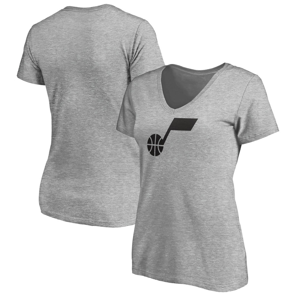 NBA Utah Jazz Women's Primary Team Logo V-Neck T-Shirt