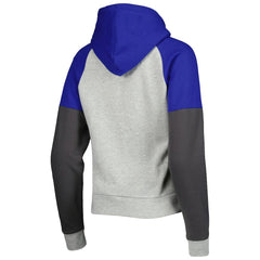 Antigua Women's Lightweight Jackpot Raglan Half-Zip Pullover Hoodie - Los Angeles Rams