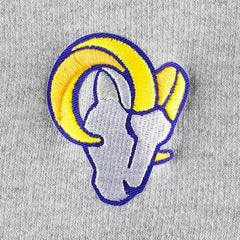 Antigua Women's Lightweight Jackpot Raglan Half-Zip Pullover Hoodie - Los Angeles Rams