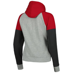 Antigua Women's Lightweight Jackpot Raglan Half-Zip Pullover Hoodie - Tampa Bay Buccaneers