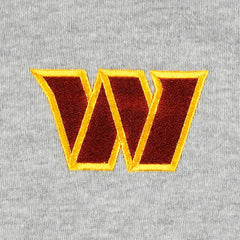 Big & Tall Fleece Raglan Full-Zip Hoodie Jacket - Washington Commanders