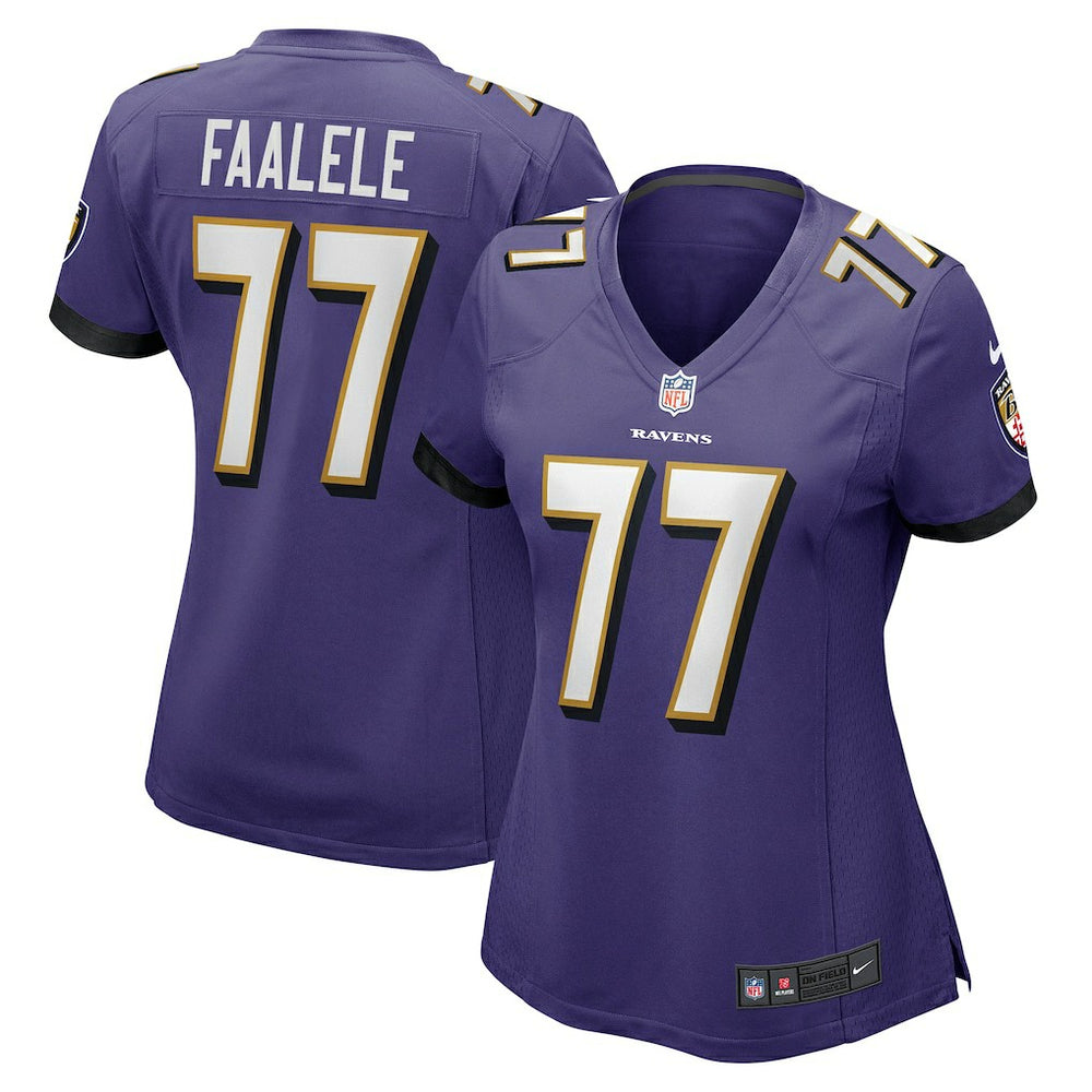 Daniel Faalele Women's Player Game Jersey - Baltimore Ravens