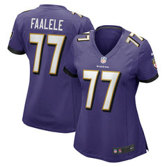 Daniel Faalele Women's Player Game Jersey - Baltimore Ravens