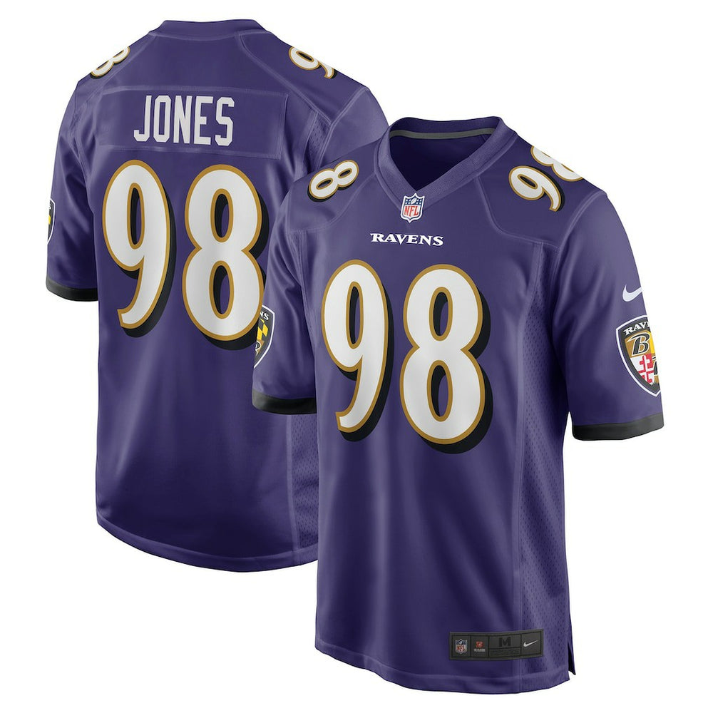 Travis Jones Player Game Jersey - Baltimore Ravens
