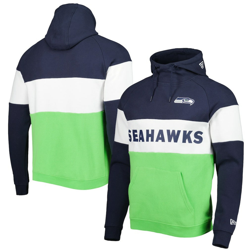 Colorblock Current Pullover Hoodie - Seattle Seahawks