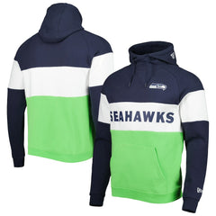 Colorblock Current Pullover Hoodie - Seattle Seahawks