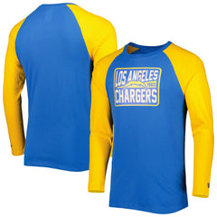 Current Raglan Long Sleeve T-Shirt - Los Angeles Chargers