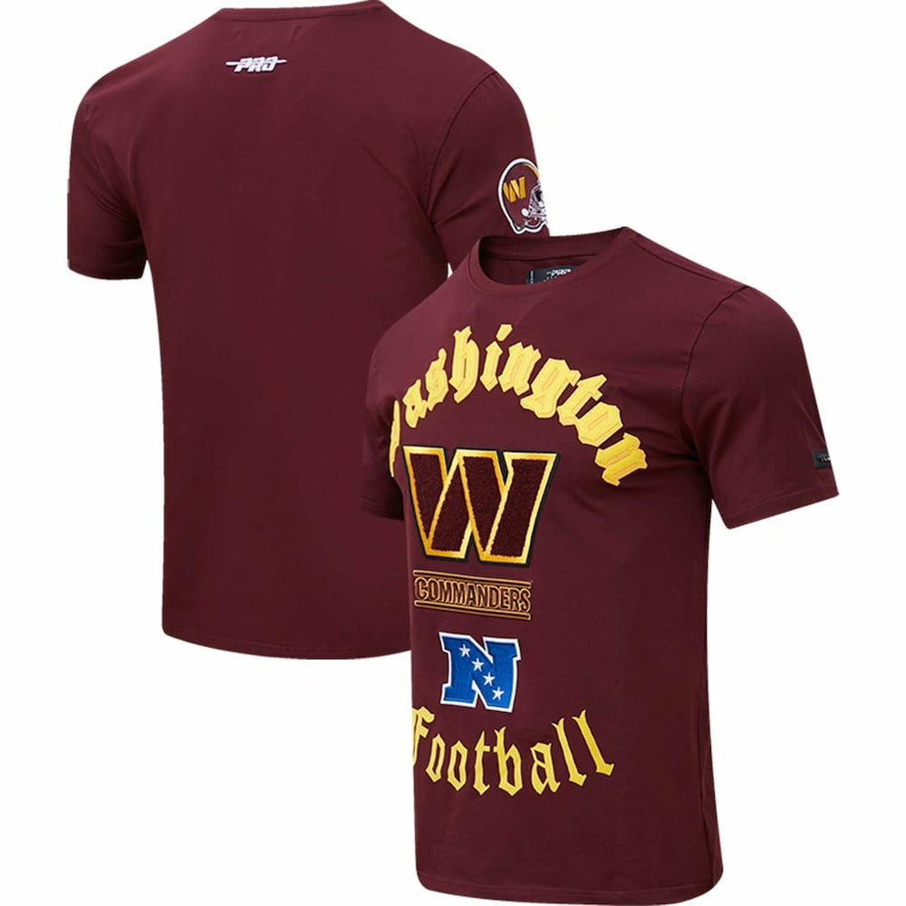Pro Standard Old English T-Shirt - Washington Commanders