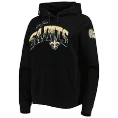 Pro Standard Women's Local Patch Pullover Hoodie - New Orleans Saints