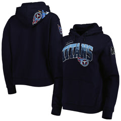 Pro Standard Women's Local Patch Pullover Hoodie - Tennessee Titans