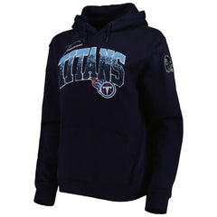 Pro Standard Women's Local Patch Pullover Hoodie - Tennessee Titans