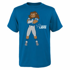 Outerstuff Youth Roary T-Shirt - Detroit Lions